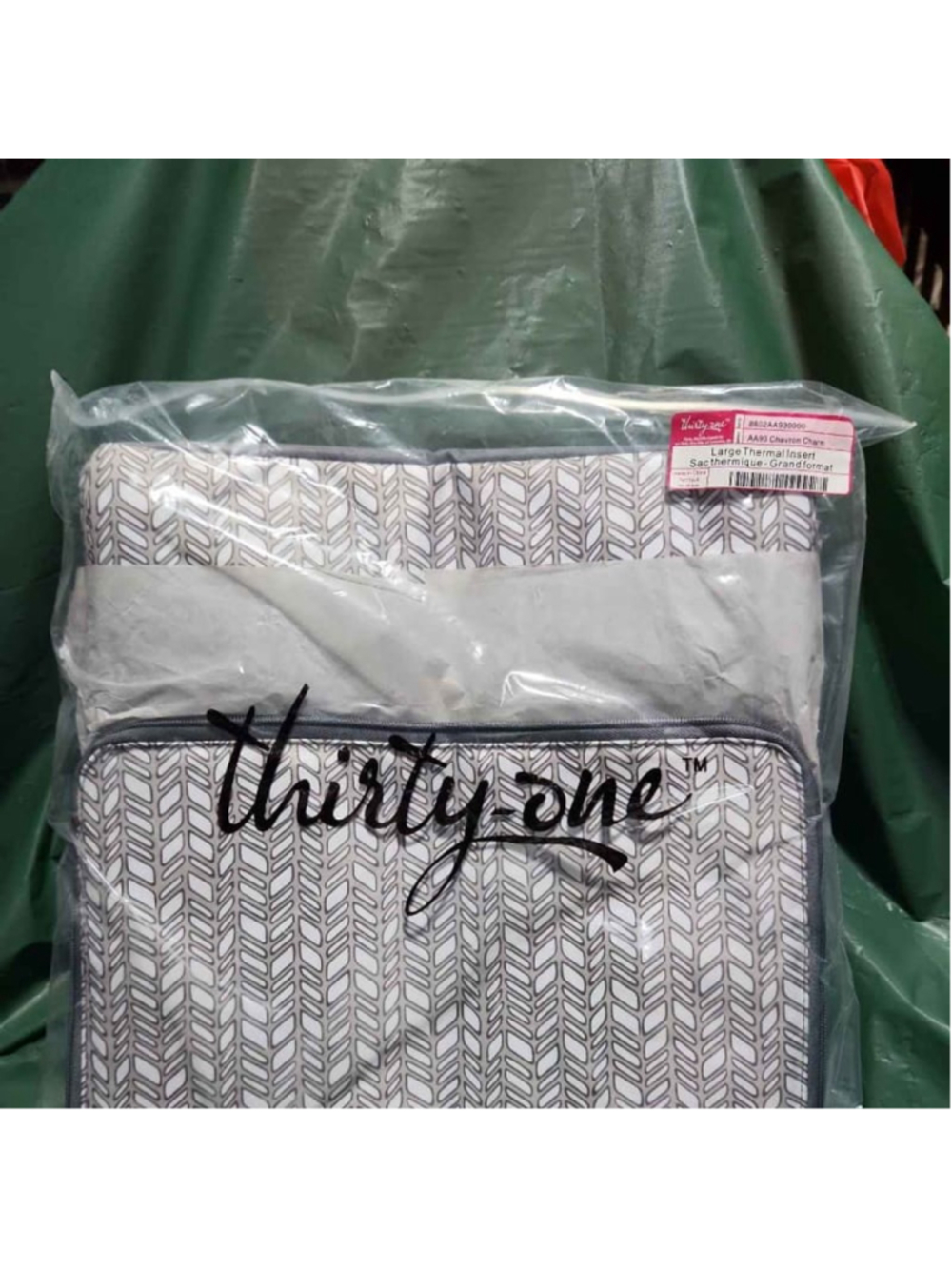 Thirty-One Large Thermal Insert AA93 Chevron Bag